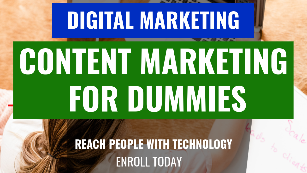 content marketing for dummies